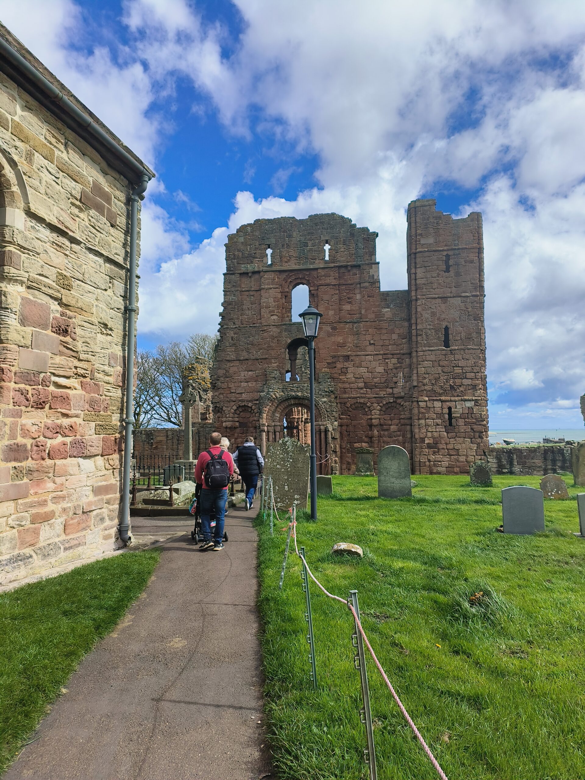 Holy Island of Lindisfarne with Autistic Children