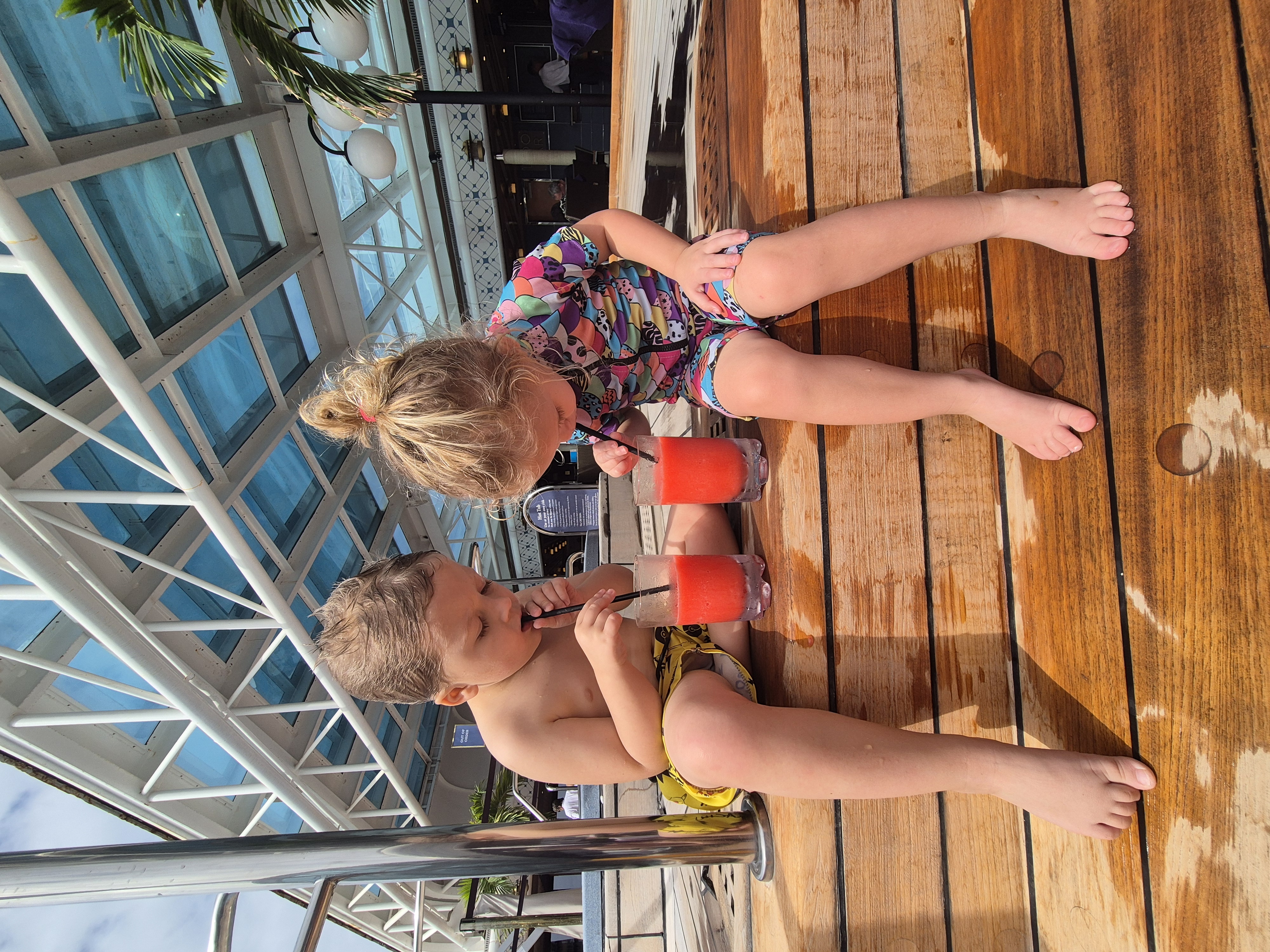 Holland America Westerdam with autistic children