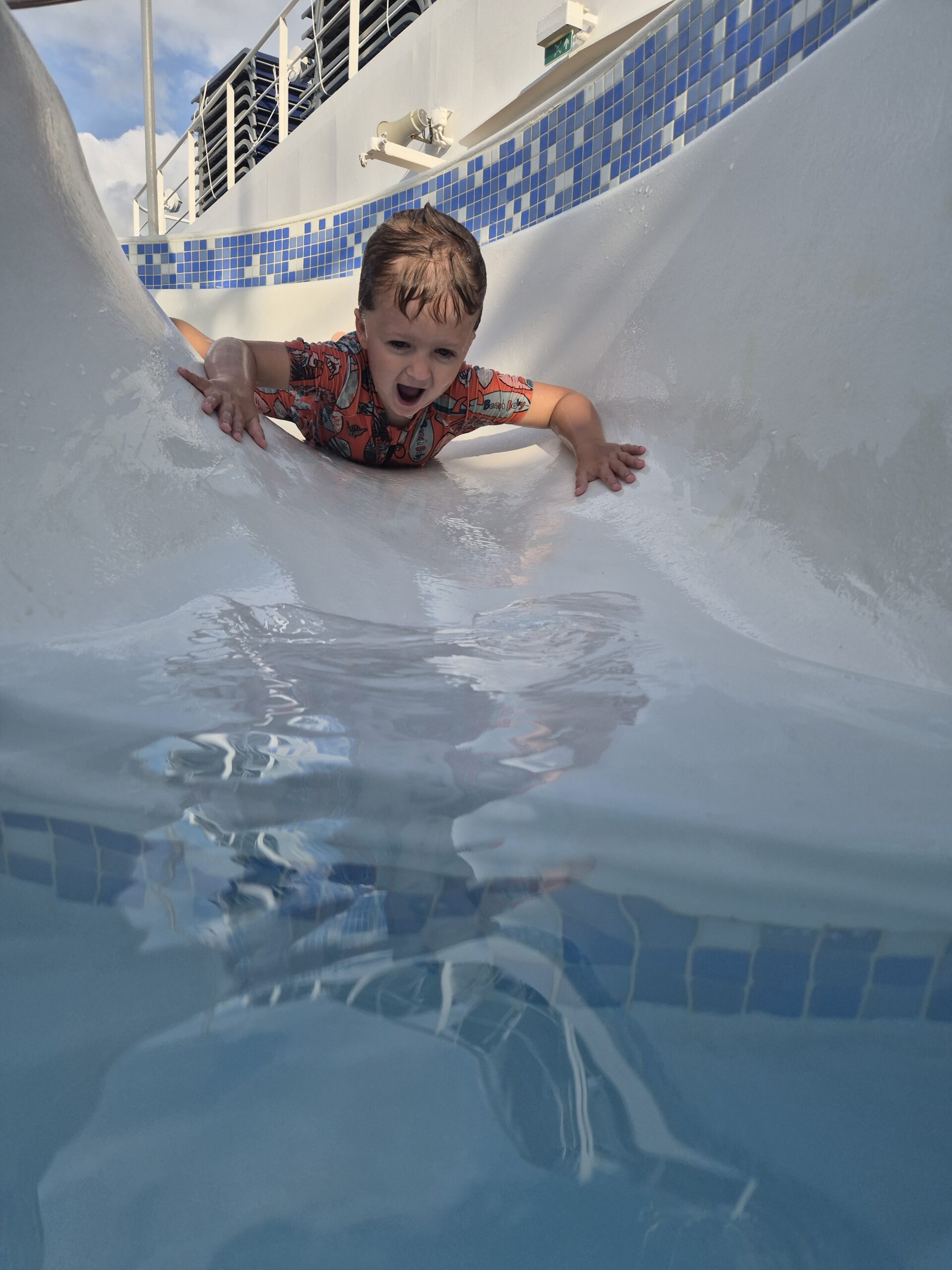 Norwegian Sun with autistic children