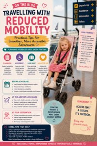 travelling with reduced mobility and disability pushchairs
