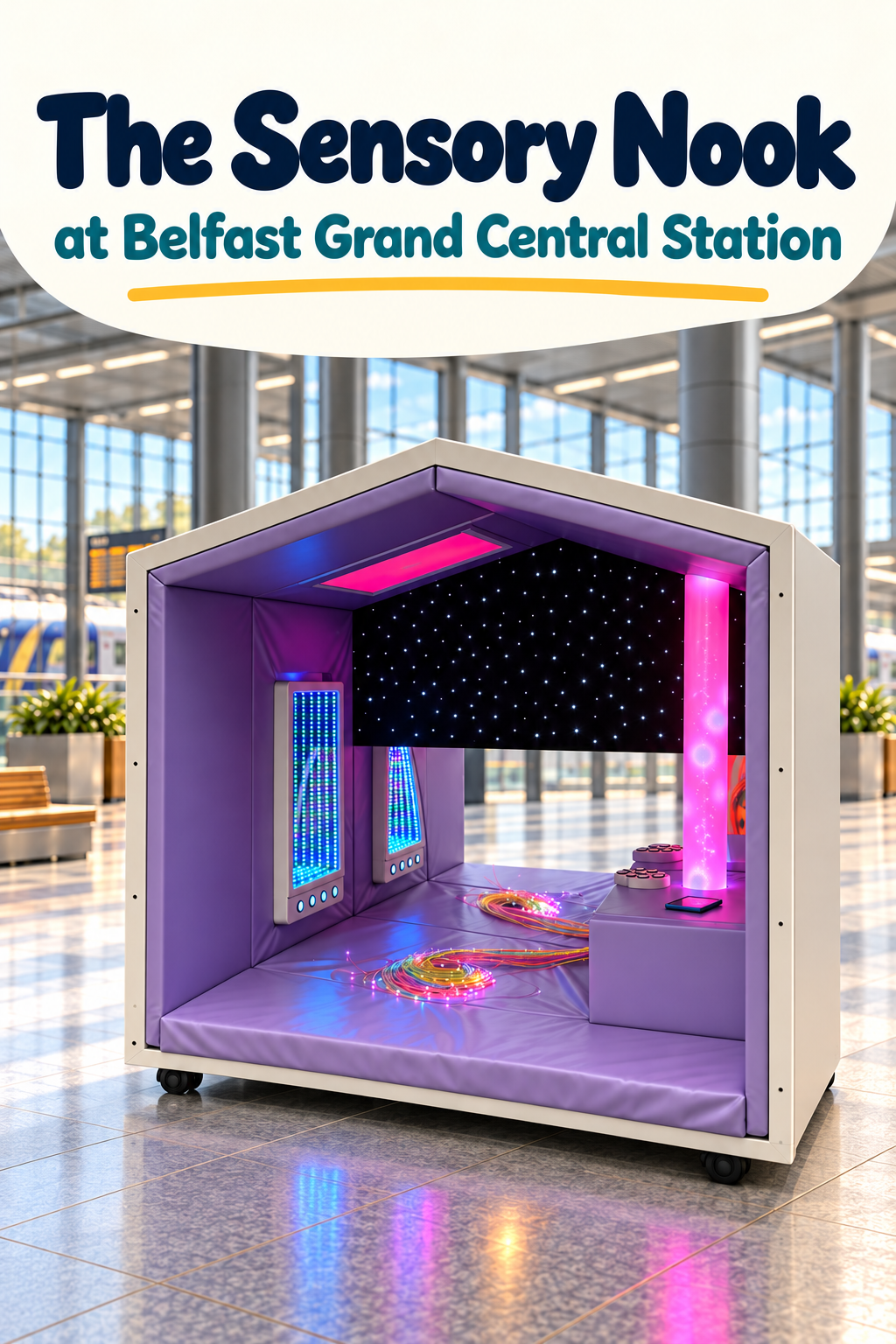 The Sensory Nook at Belfast Grand Central Station