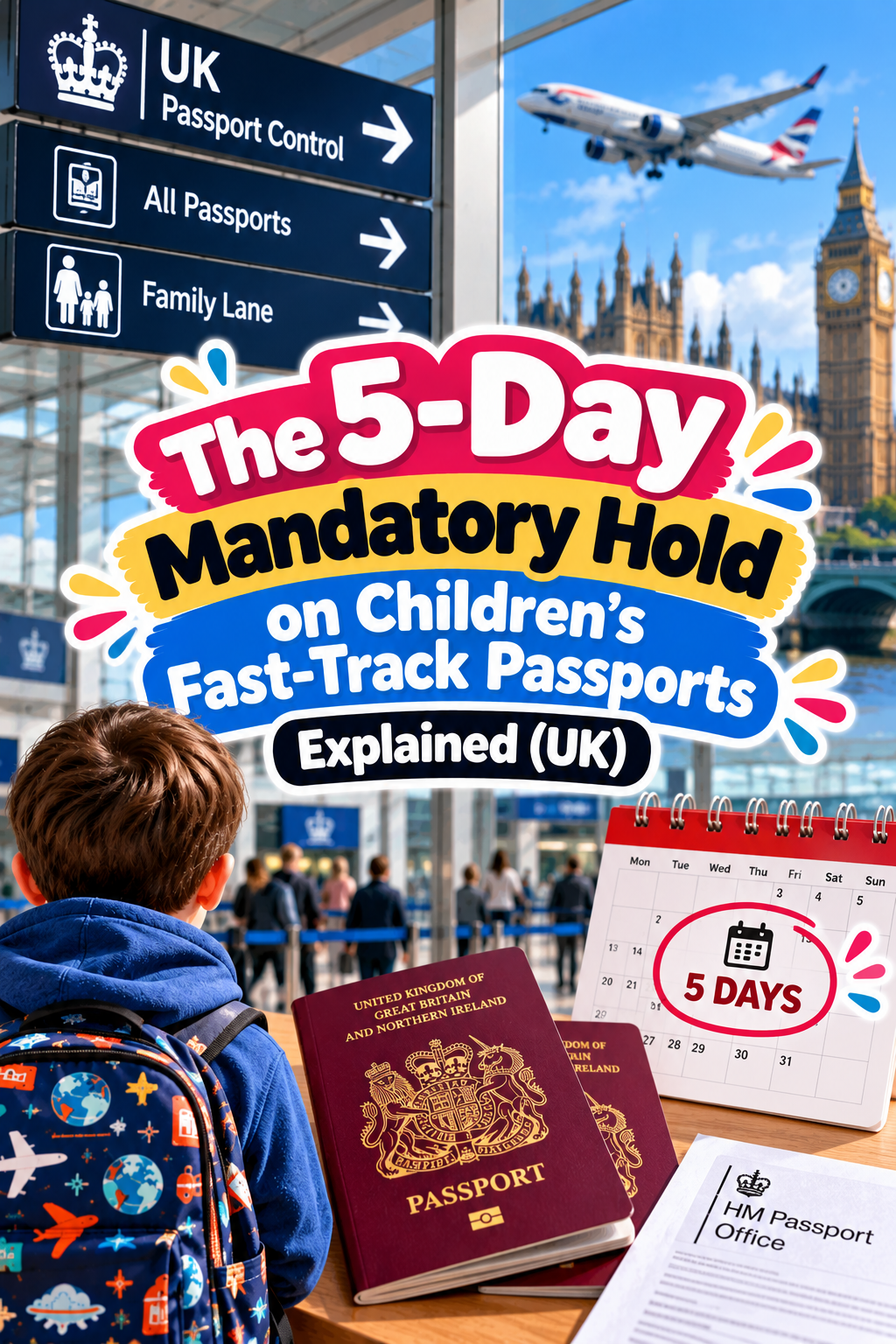 The 5-Day Mandatory Hold on Children’s Fast-Track Passports Explained (UK)